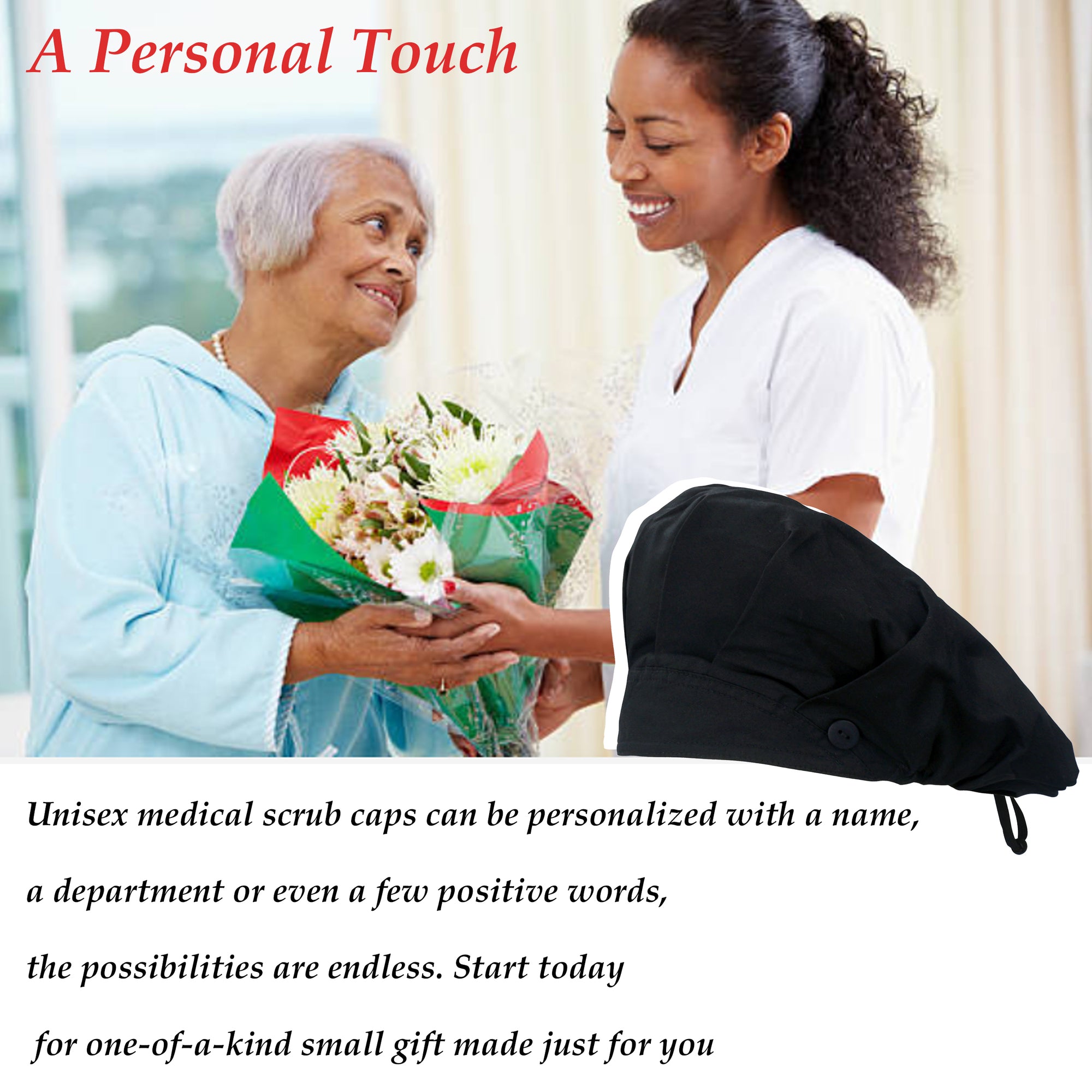 Personalized Cap - AbamericaScrubs.com