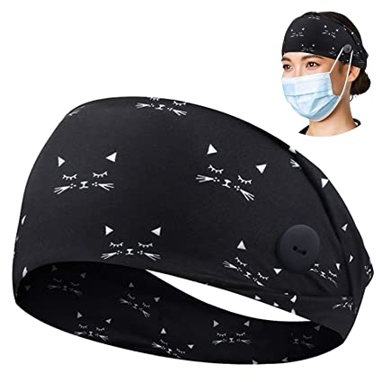 Button Headband - AbamericaScrubs.com