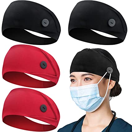 Button Headband - AbamericaScrubs.com