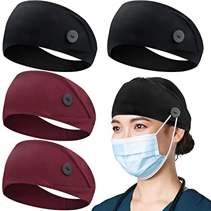 Button Headband - AbamericaScrubs.com