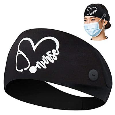 Button Headband - AbamericaScrubs.com