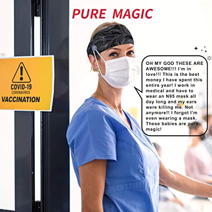 Button Headband - AbamericaScrubs.com