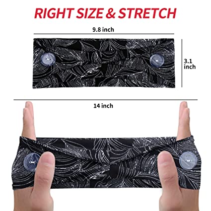 Button Headband - AbamericaScrubs.com