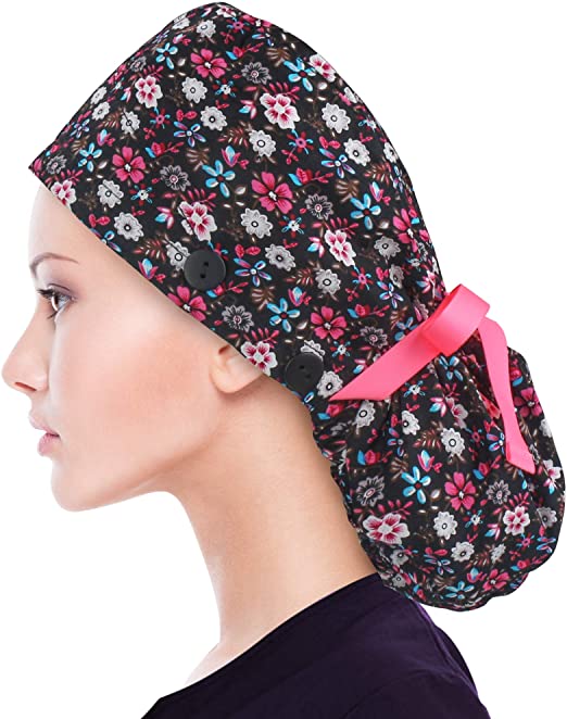 Ponytail Cap - AbamericaScrubs.com