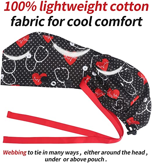 Ponytail Cap - AbamericaScrubs.com