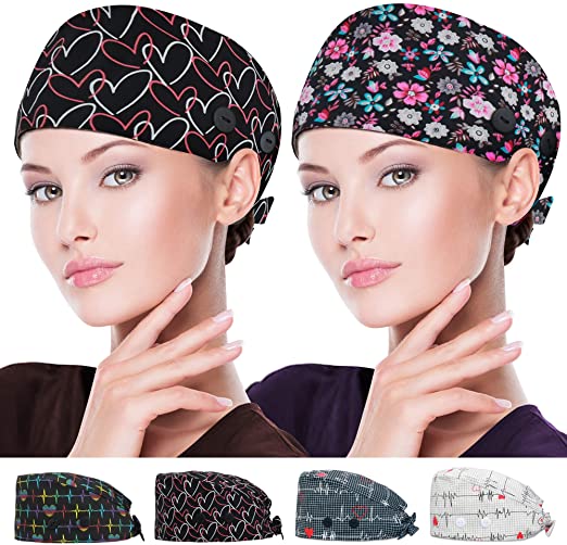 Unisex Tie-Back Cap - AbamericaScrubs.com